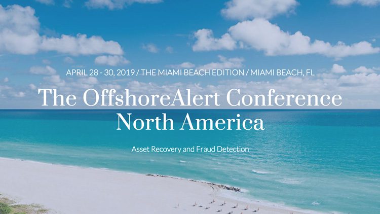 A beach with the words offshore alert conference in front of it.