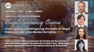 A webinar with the federal prosecutor 's office and other law enforcement agencies.